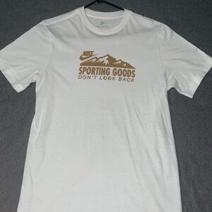 Nike White Graphic T-Shirt for Men